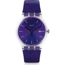 Swatch SUOK400 – For The Love Of K – Αναλογικό Unisex Ρολόι με Διάφανη Κάσα και Πολύχρωμο Λουράκι από τη Σειρά New Gent